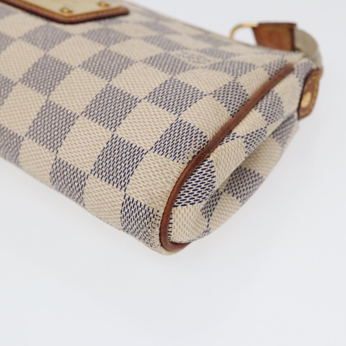 LOUIS VUITTON Damier Azur Eva Shoulder Bag 2way N55214 LV Auth 85433