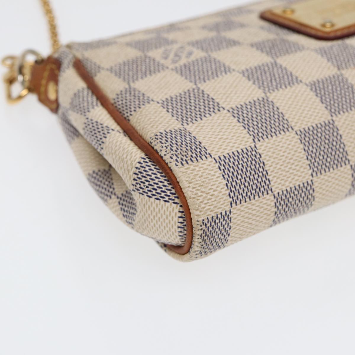 LOUIS VUITTON Damier Azur Eva Shoulder Bag 2way N55214 LV Auth 85433