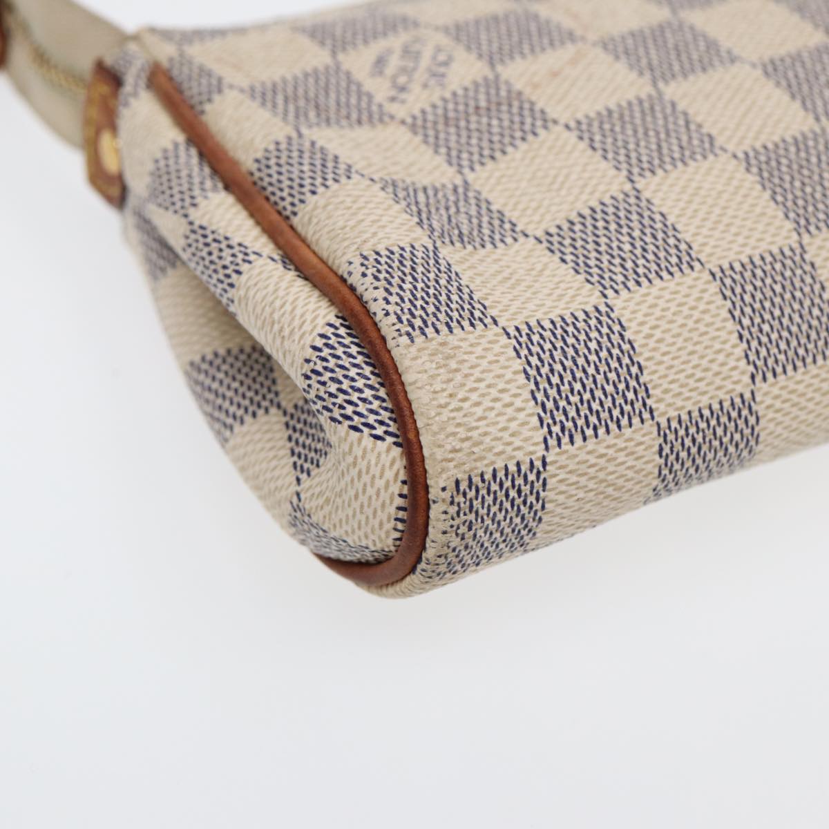 LOUIS VUITTON Damier Azur Eva Shoulder Bag 2way N55214 LV Auth 85433