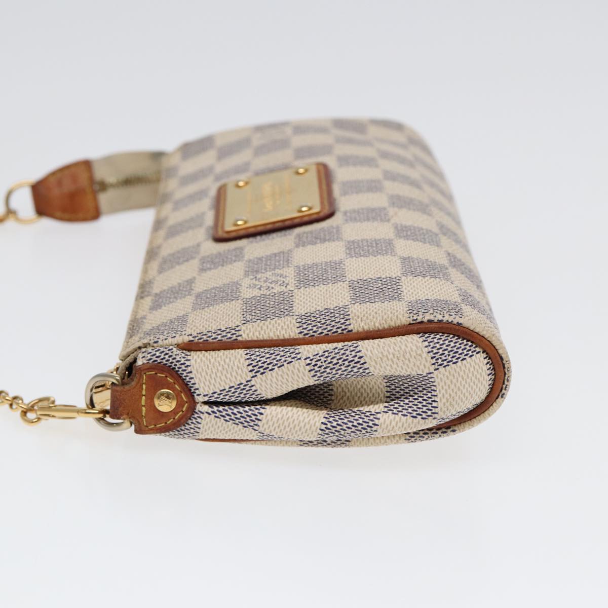 LOUIS VUITTON Damier Azur Eva Shoulder Bag 2way N55214 LV Auth 85433