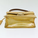 LOUIS VUITTON Monogram Vernis Spring Street Hand Bag Gris M91029 LV Auth 85434-5