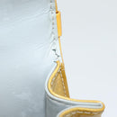 LOUIS VUITTON Monogram Vernis Spring Street Hand Bag Gris M91029 LV Auth 85434-10