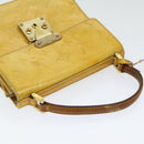 LOUIS VUITTON Monogram Vernis Spring Street Hand Bag Gris M91029 LV Auth 85434-6