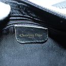 Christian Dior Hand Bag Canvas Blue Gold Auth 85438AM-20