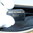 Christian Dior Hand Bag Canvas Blue Gold Auth 85438AM-11