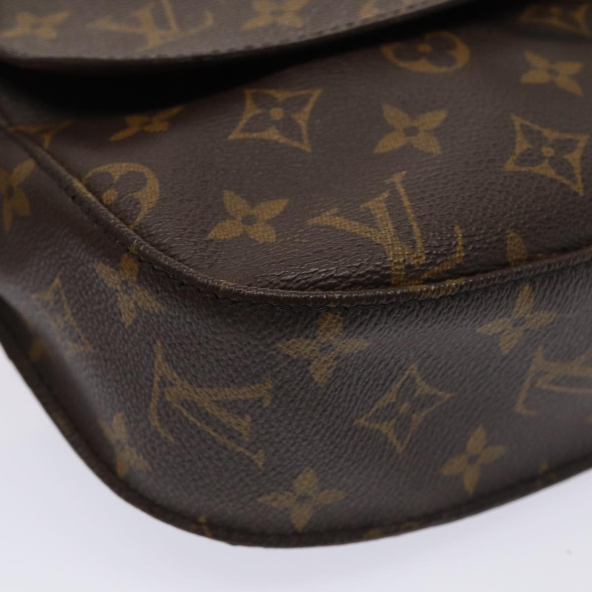 LOUIS VUITTON Monogram Saint Cloud GM Shoulder Bag M51242 LV Auth 85443