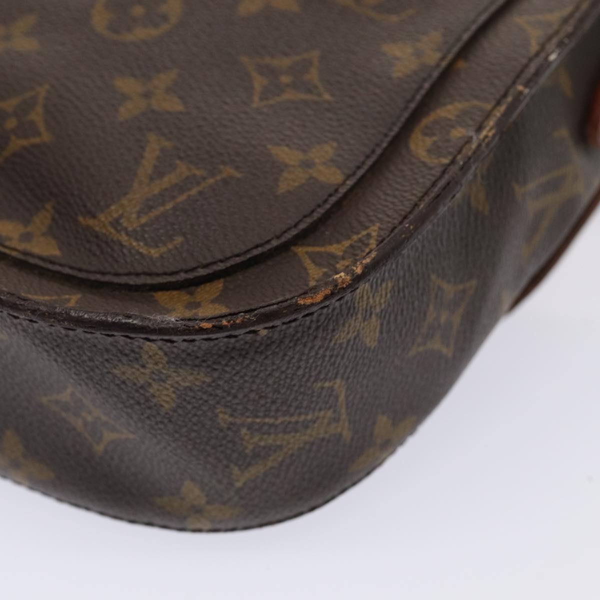 LOUIS VUITTON Monogram Saint Cloud GM Shoulder Bag M51242 LV Auth 85443