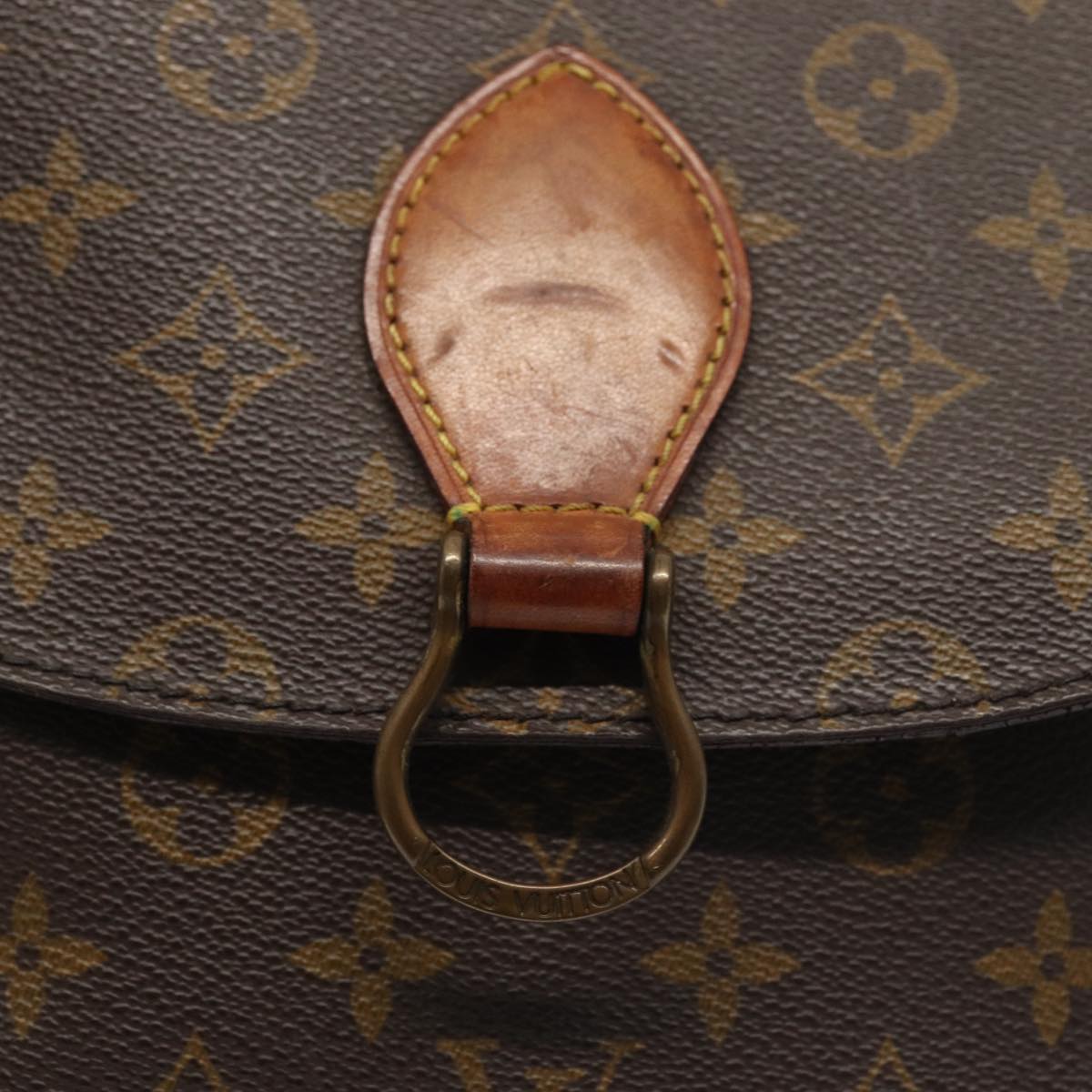 LOUIS VUITTON Monogram Saint Cloud GM Shoulder Bag M51242 LV Auth 85443