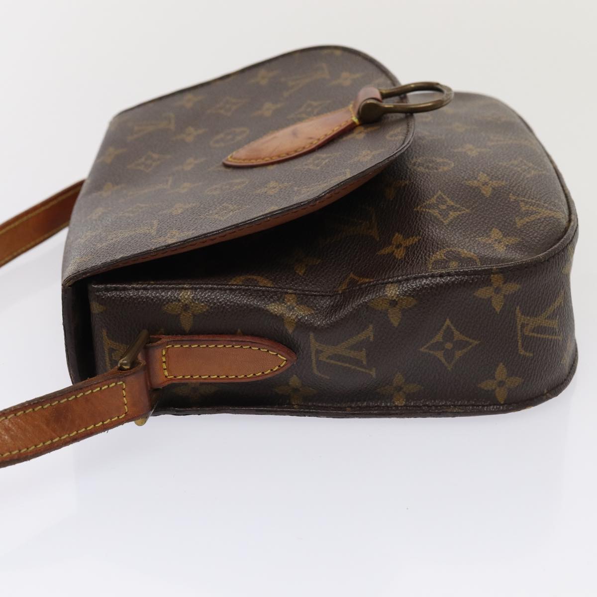 LOUIS VUITTON Monogram Saint Cloud GM Shoulder Bag M51242 LV Auth 85443