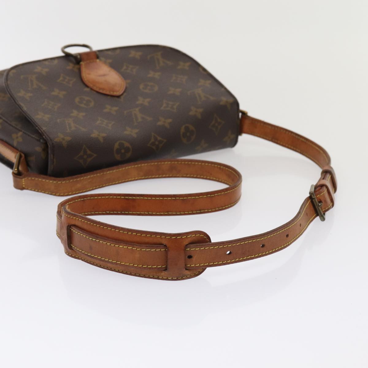 LOUIS VUITTON Monogram Saint Cloud GM Shoulder Bag M51242 LV Auth 85443