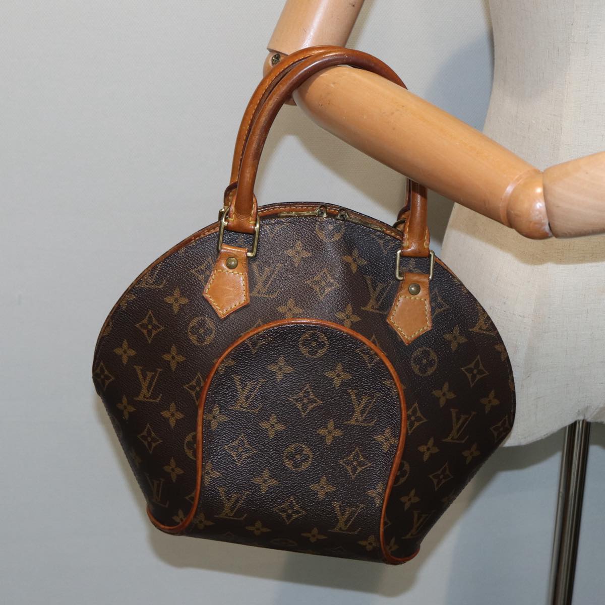 LOUIS VUITTON Monogram Ellipse PM Hand Bag M51127 LV Auth 85444