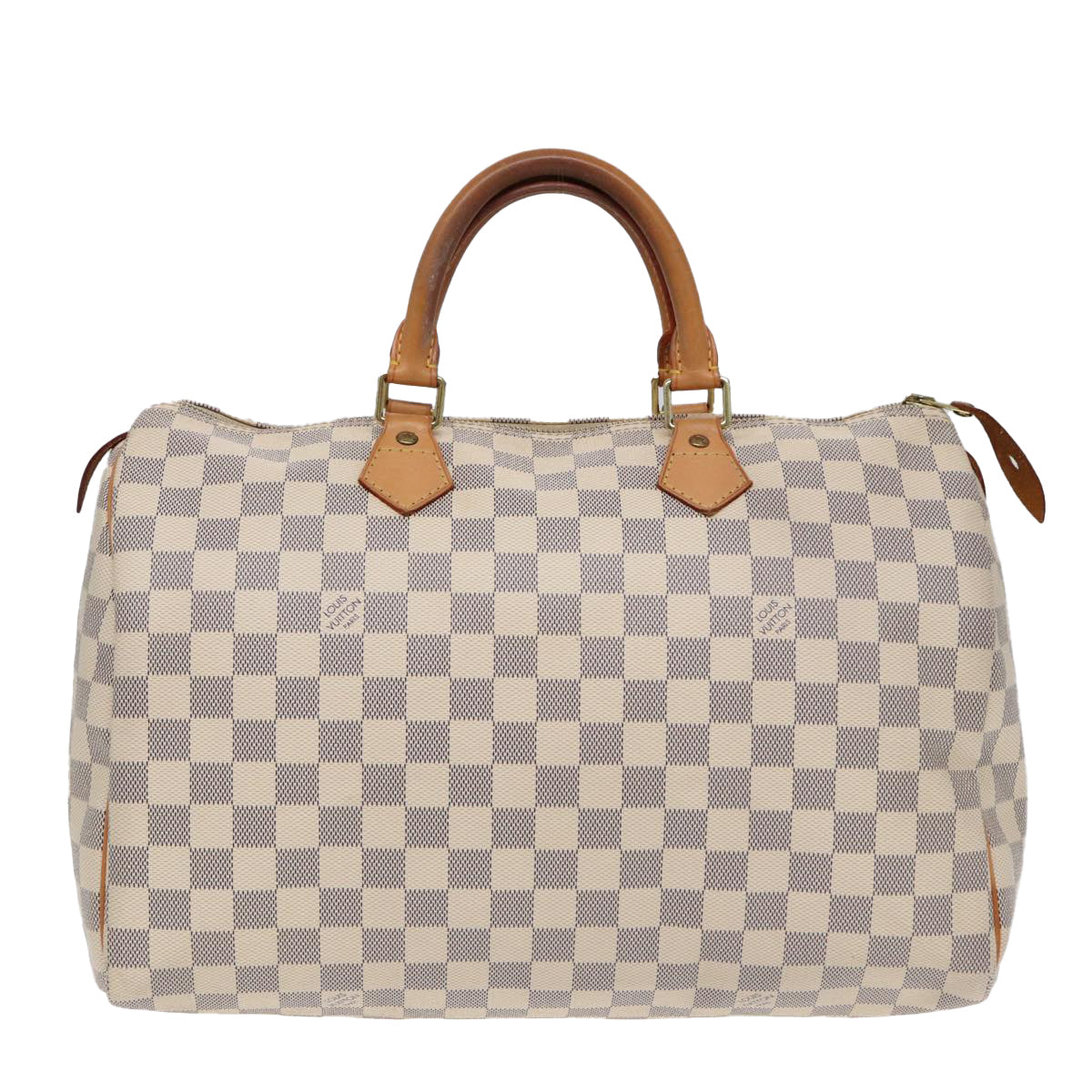 LOUIS VUITTON Damier Azur Speedy 35 Hand Bag N41535 LV Auth 85445 - 0