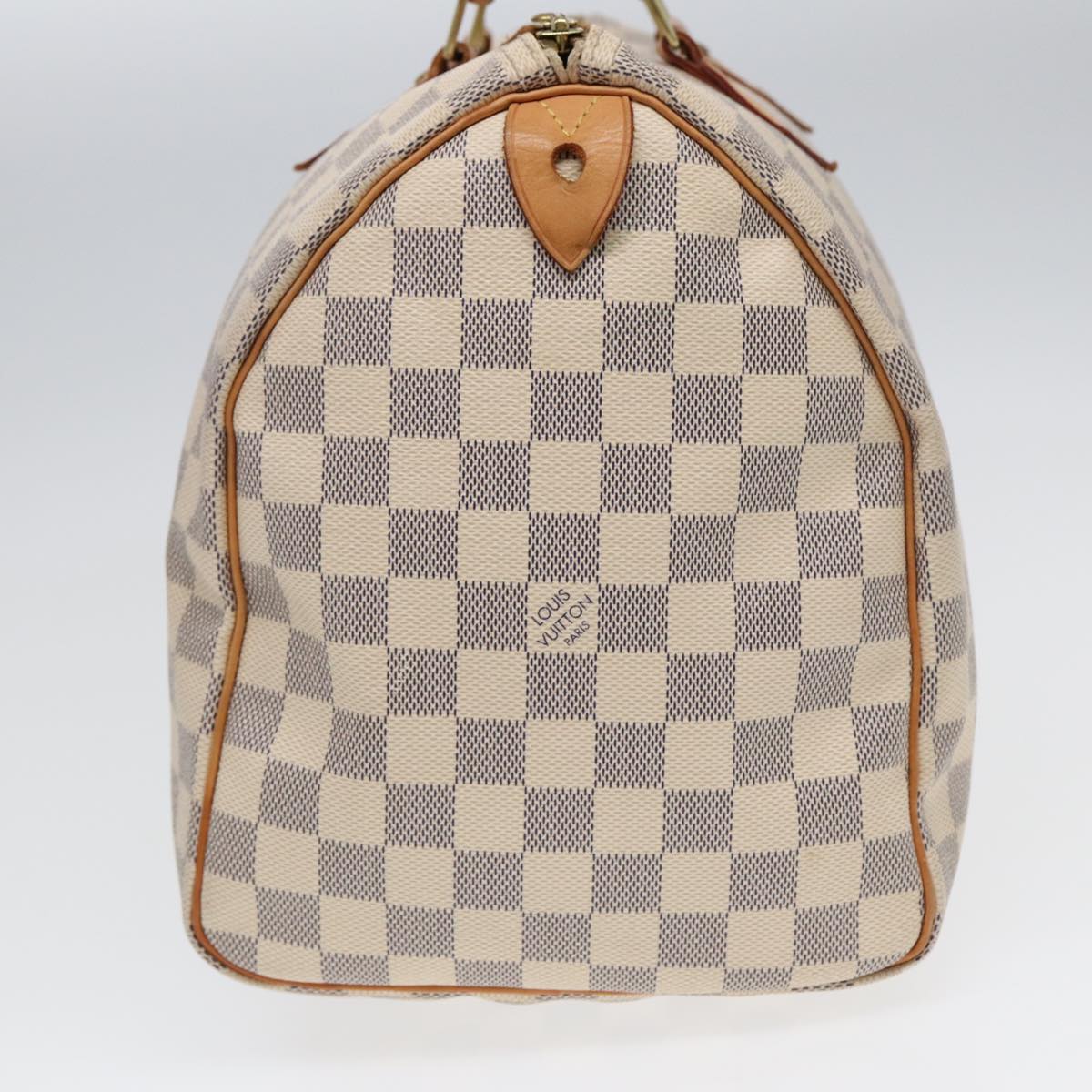 LOUIS VUITTON Damier Azur Speedy 35 Hand Bag N41535 LV Auth 85445