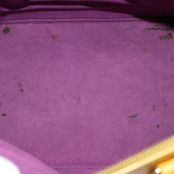 LOUIS VUITTON Epi Alma Hand Bag Yellow M52149 LV Auth 85447