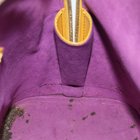 LOUIS VUITTON Epi Alma Hand Bag Yellow M52149 LV Auth 85447