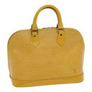 LOUIS VUITTON Epi Alma Hand Bag Yellow M52149 LV Auth 85447-1