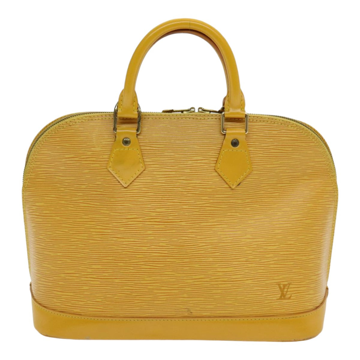 LOUIS VUITTON Epi Alma Hand Bag Yellow M52149 LV Auth 85447 - 0