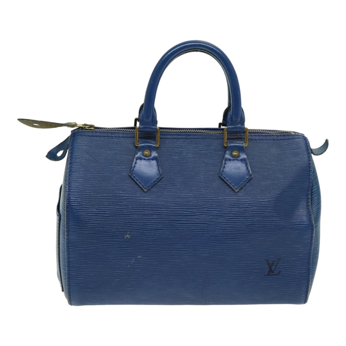 LOUIS VUITTON Epi Speedy 25 Hand Bag Toledo Blue M43015 LV Auth 85451 - 0