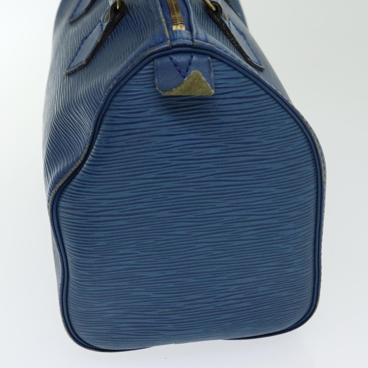 LOUIS VUITTON Epi Speedy 25 Hand Bag Toledo Blue M43015 LV Auth 85451