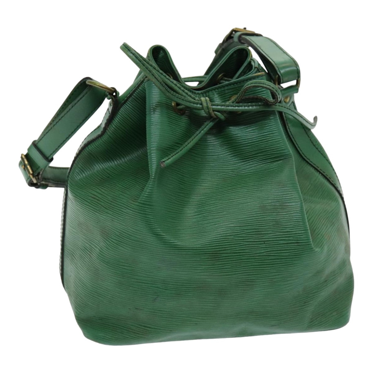 LOUIS VUITTON Epi Petit Noe Shoulder Bag Green M44102 LV Auth 85452