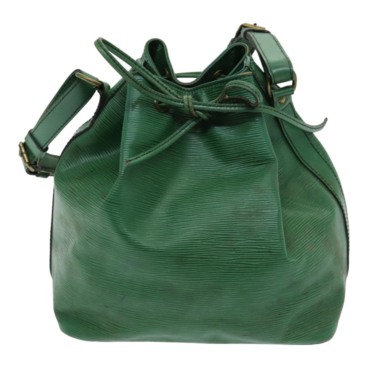 LOUIS VUITTON Epi Petit Noe Shoulder Bag Green M44102 LV Auth 85452