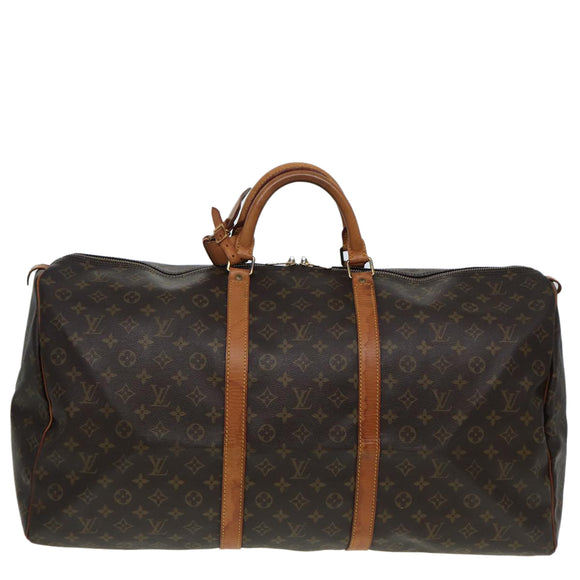 LOUIS VUITTON Monogram Keepall 60 Boston Bag M41422 LV Auth 85460