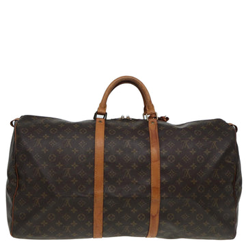 LOUIS VUITTON Monogram Keepall 60 Boston Bag M41422 LV Auth 85460 - 0