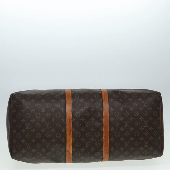 LOUIS VUITTON Monogram Keepall 60 Boston Bag M41422 LV Auth 85460