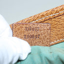 GUCCI GG Canvas Tote Bag Silver Turquoise Blue 113017 Auth 85473-12