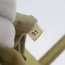 PRADA Hand Bag Nylon Silver Beige Auth 85481-11