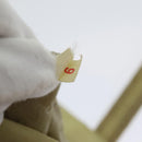 PRADA Hand Bag Nylon Silver Beige Auth 85481-12