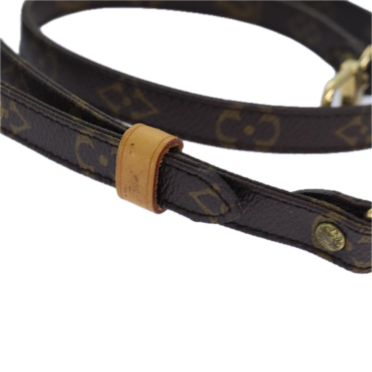 LOUIS VUITTON Monogram Adjustable Shoulder Strap 37""-43.7"" LV Auth 85484