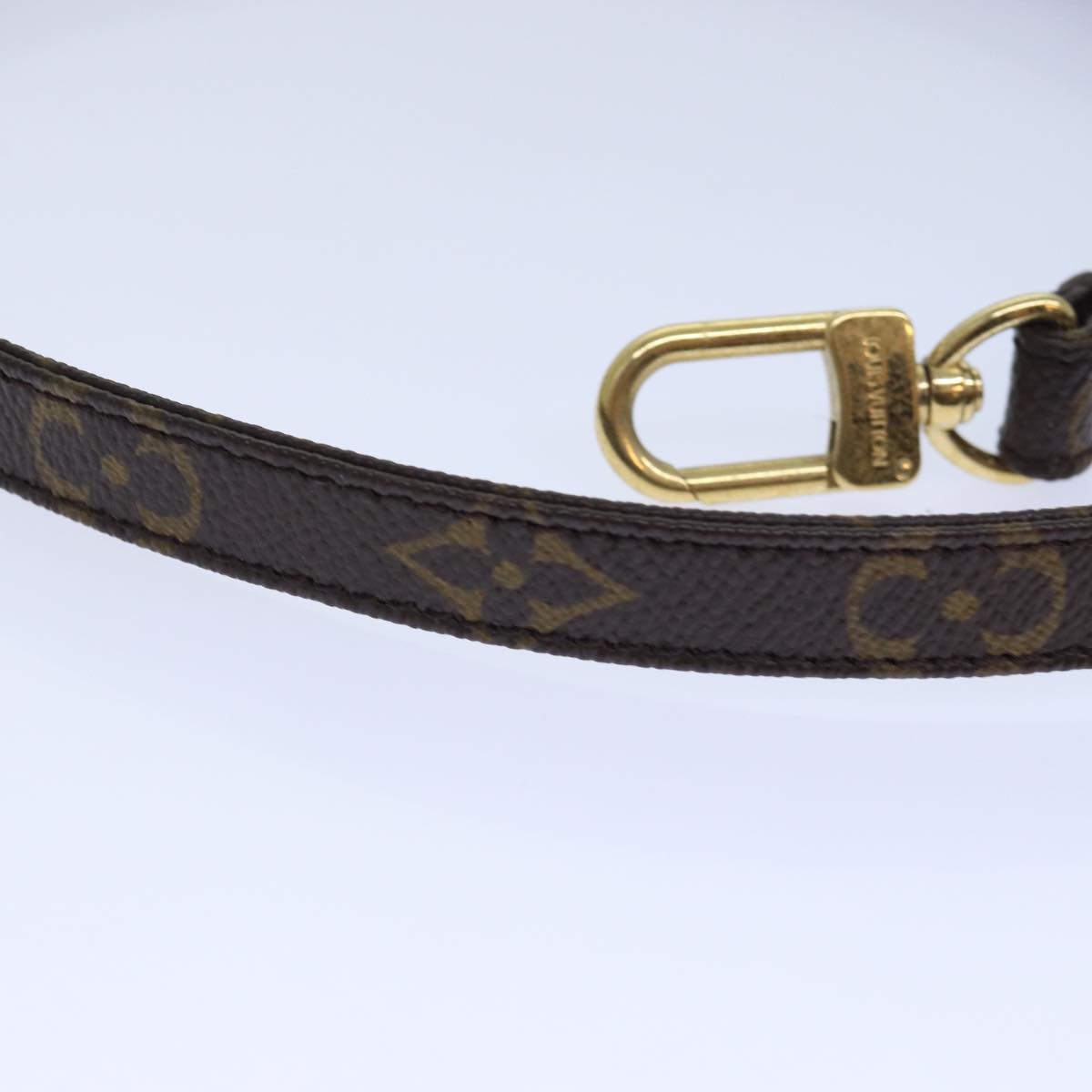 LOUIS VUITTON Monogram Adjustable Shoulder Strap 37""-43.7"" LV Auth 85484