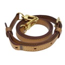 LOUIS VUITTON Adjustable Shoulder Strap Leather 31.1""""""""-36.6"""""""" Beige Auth 85487-1