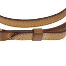 LOUIS VUITTON Adjustable Shoulder Strap Leather 31.1""""""""-36.6"""""""" Beige Auth 85487-2