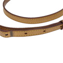 LOUIS VUITTON Adjustable Shoulder Strap Leather 31.1""""""""-36.6"""""""" Beige Auth 85487-3