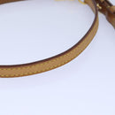 LOUIS VUITTON Adjustable Shoulder Strap Leather 31.1""""""""-36.6"""""""" Beige Auth 85487-7