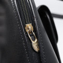 CELINE Handtasche Leder 2way Schwarz Gold Auth 85493-9