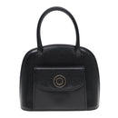 CELINE Handtasche Leder 2way Schwarz Gold Auth 85493-13