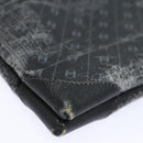 GUCCI Clutch Bag Leather Black Gold Auth 85496-15