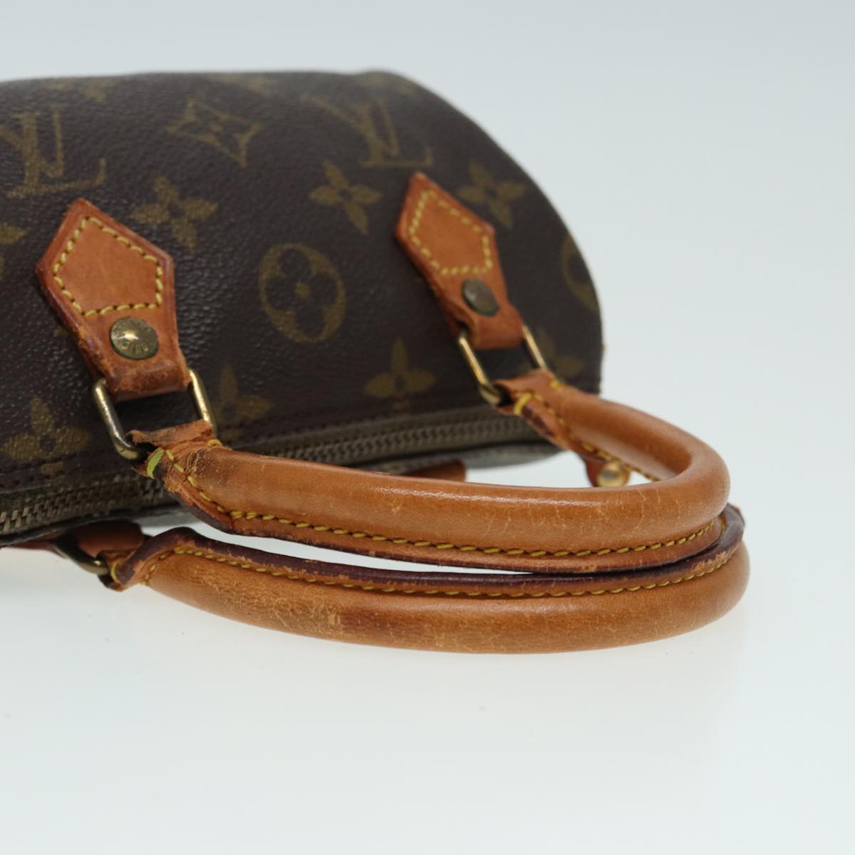 LOUIS VUITTON Monogram Mini Speedy Hand Bag M41534 LV Auth 85509