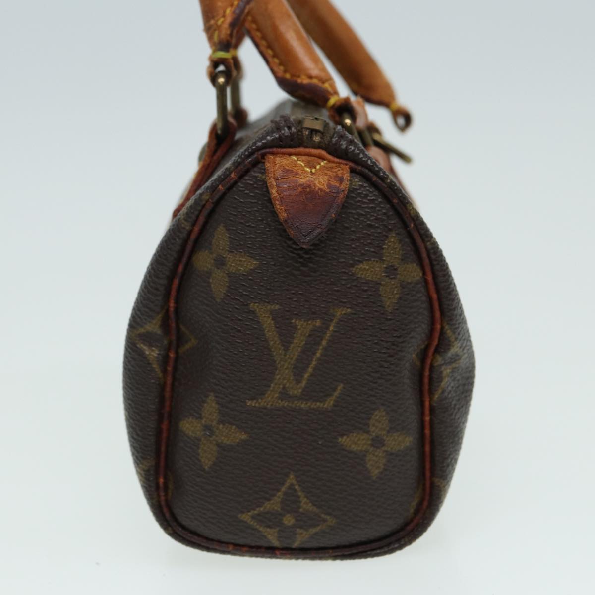 LOUIS VUITTON Monogram Mini Speedy Hand Bag M41534 LV Auth 85509