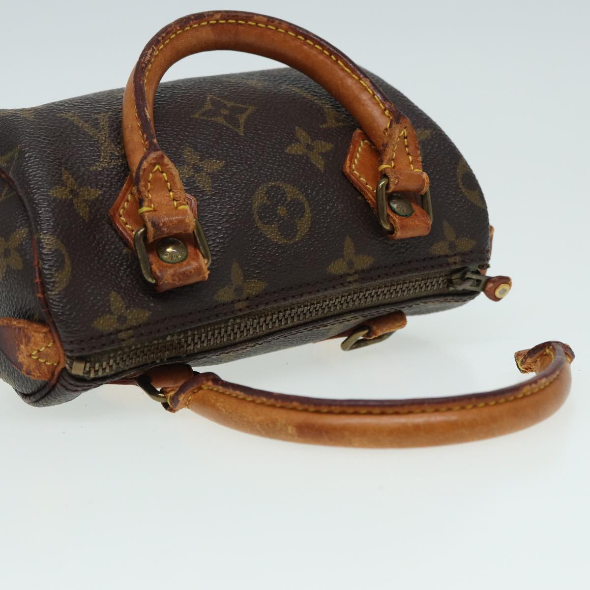 LOUIS VUITTON Monogram Mini Speedy Hand Bag M41534 LV Auth 85509