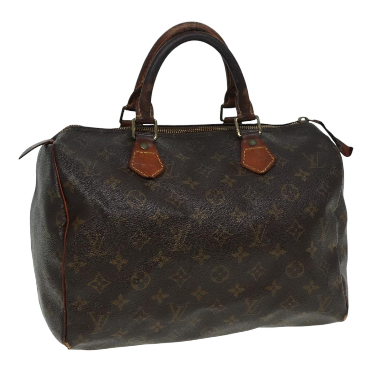 LOUIS VUITTON Monogram Speedy 30 Hand Bag M41526 LV Auth 85511