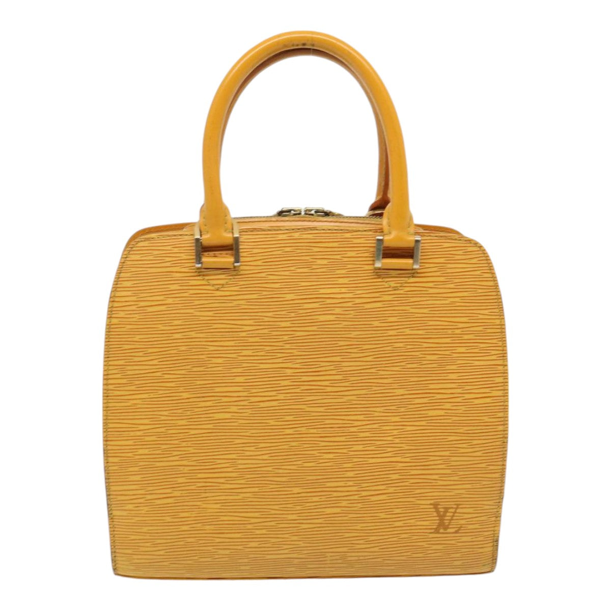 LOUIS VUITTON Epi Pont Neuf Hand Bag Yellow M52059 LV Auth 85513