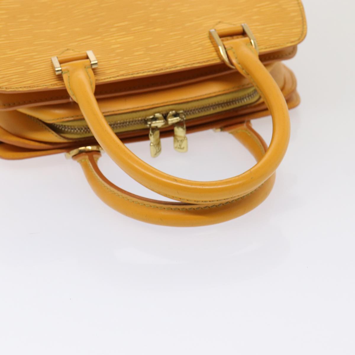 LOUIS VUITTON Epi Pont Neuf Hand Bag Yellow M52059 LV Auth 85513