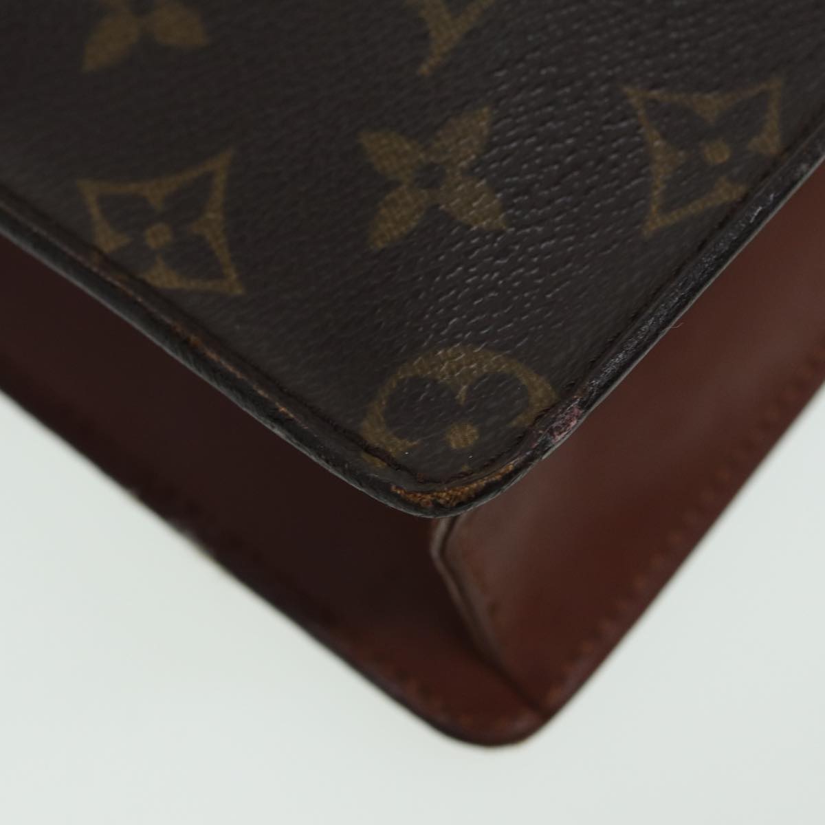 LOUIS VUITTON Monogram Pochette Homme Clutch Bag M51795 LV Auth 85555