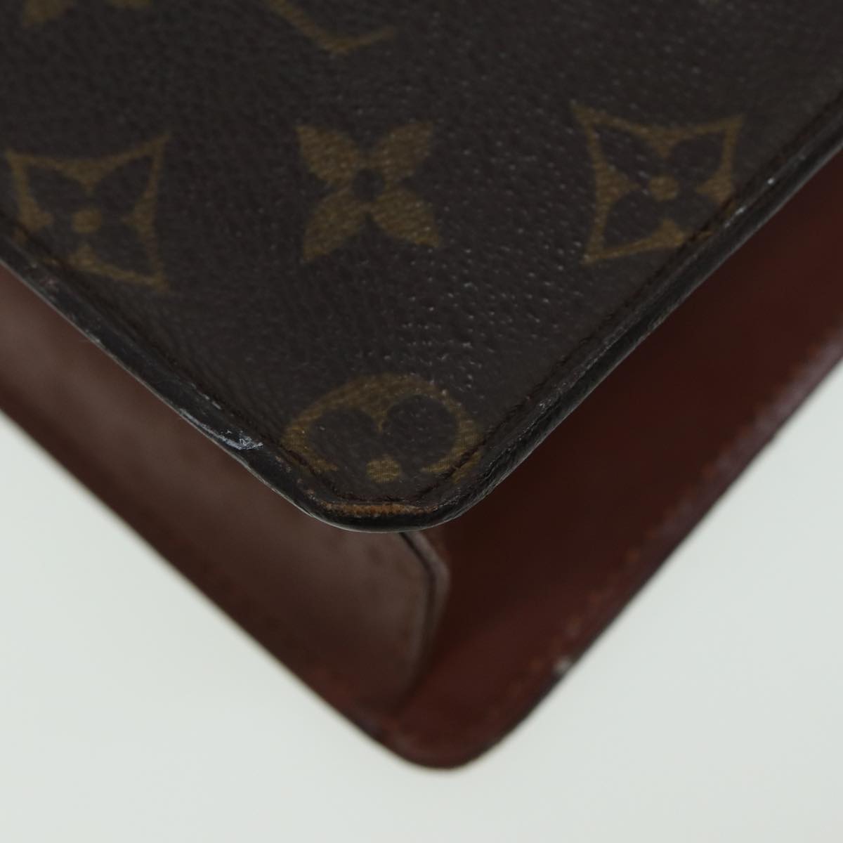 LOUIS VUITTON Monogram Pochette Homme Clutch Bag M51795 LV Auth 85555