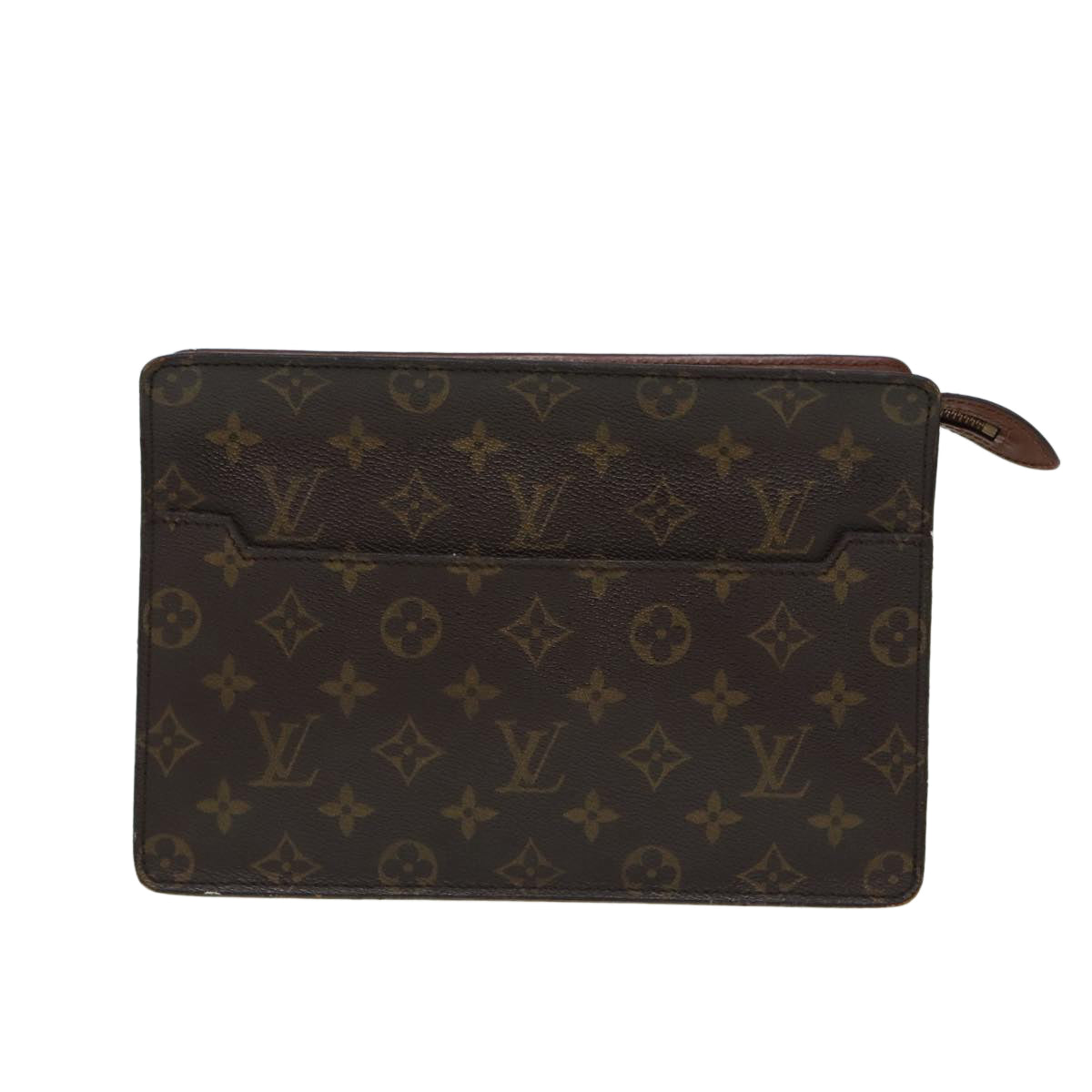 LOUIS VUITTON Monogram Pochette Homme Clutch Bag M51795 LV Auth 85555