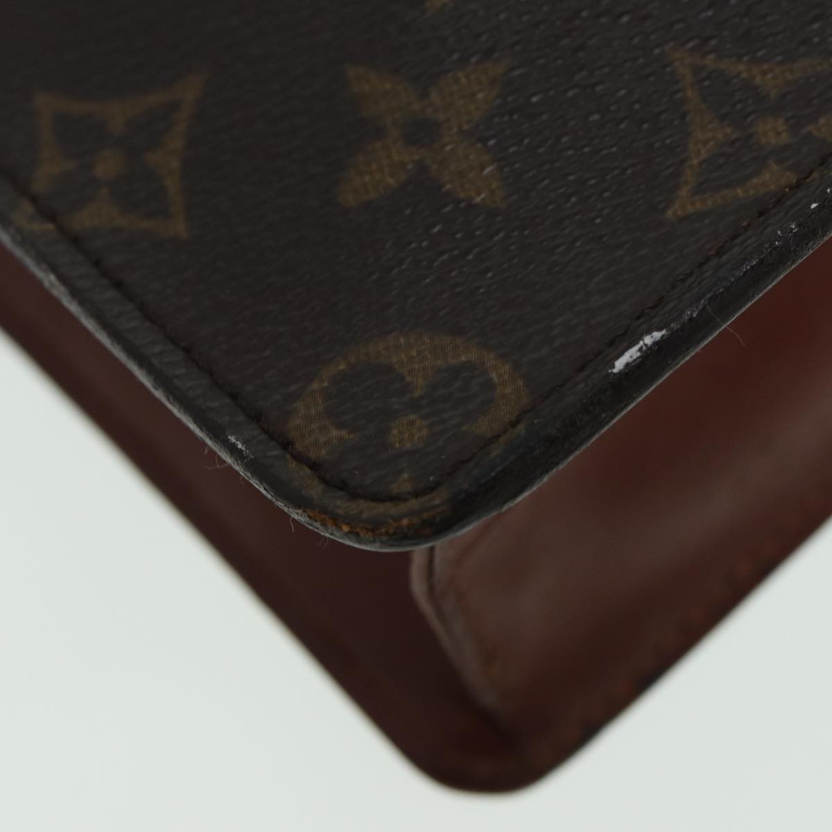 LOUIS VUITTON Monogram Pochette Homme Clutch Bag M51795 LV Auth 85555